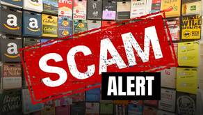 Scam alert graphic