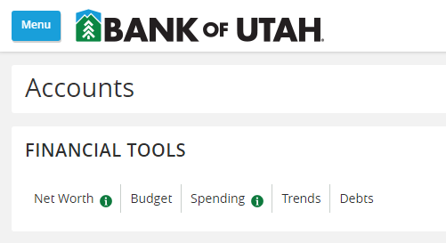 Financial Tools dashboard image