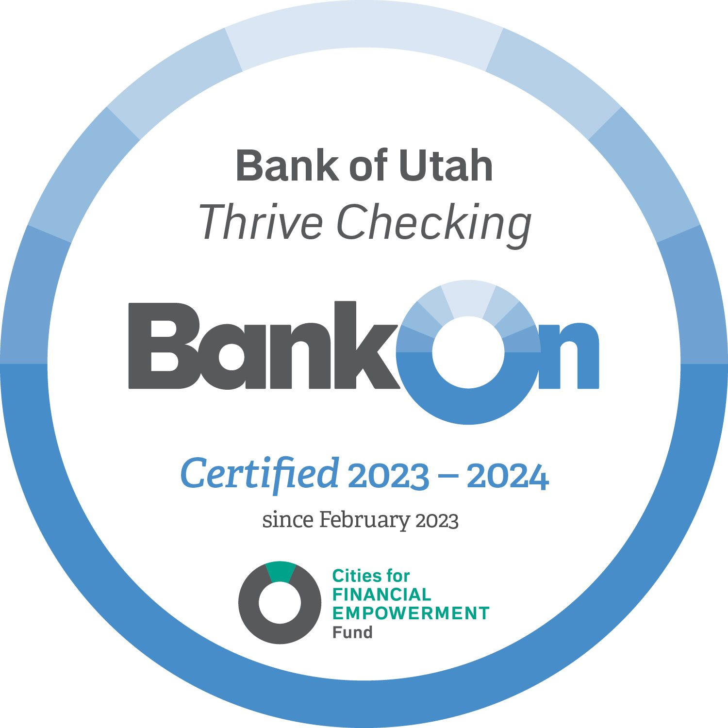 Bank of Utah Thrive Checking