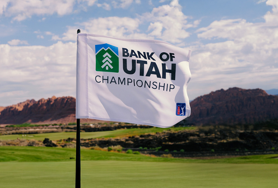 Bank of Utah golf ball CD ad