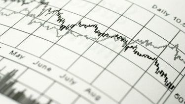 Close up of dot matrix graph.