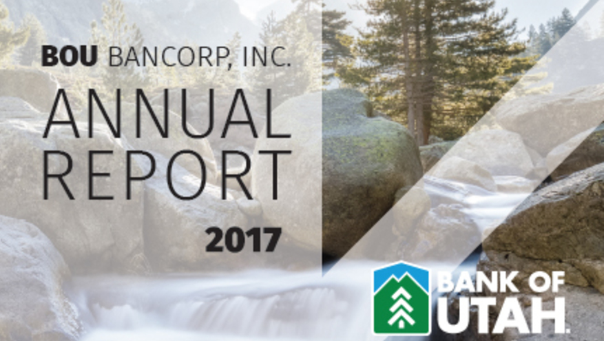 Bank of Utah 2017 Annual Report