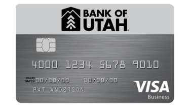 Bank of Utah Business VISA credit card